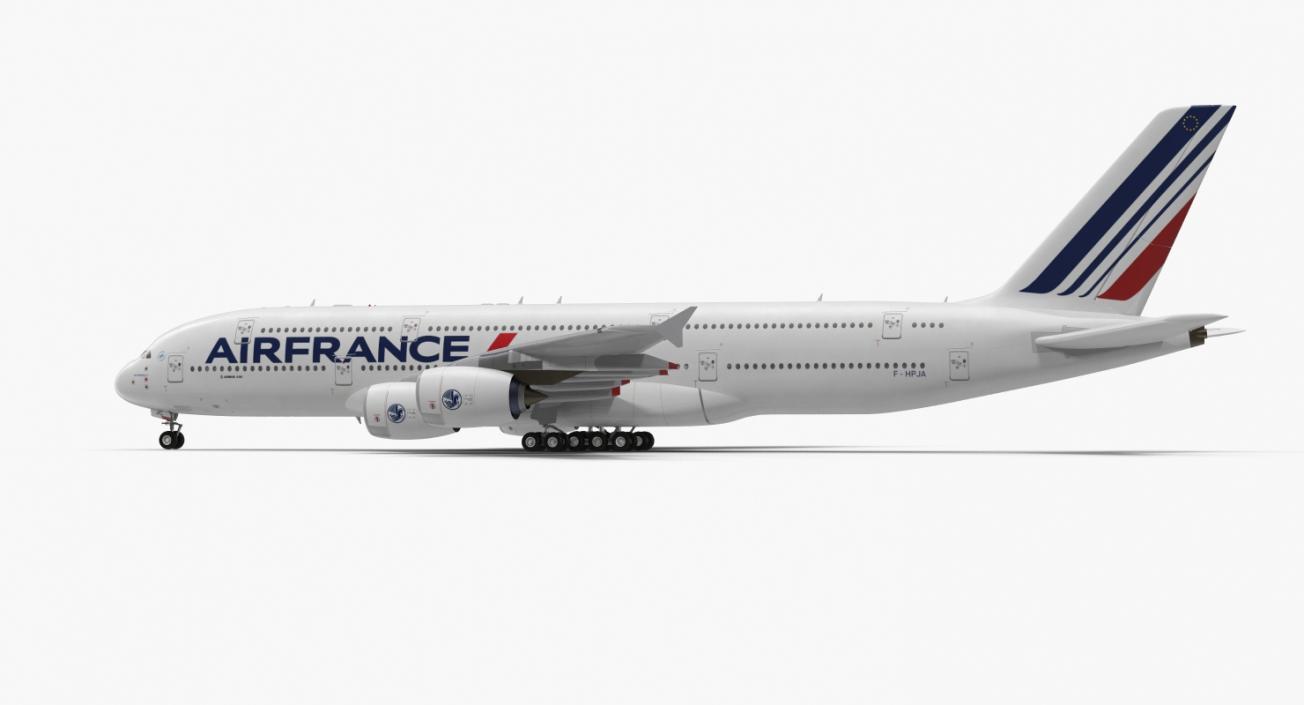 Airbus A380-1000 Air France 3D